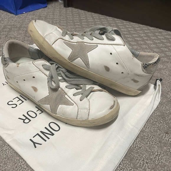 Golden goose white and silver sneakers - Picture 3 of 5